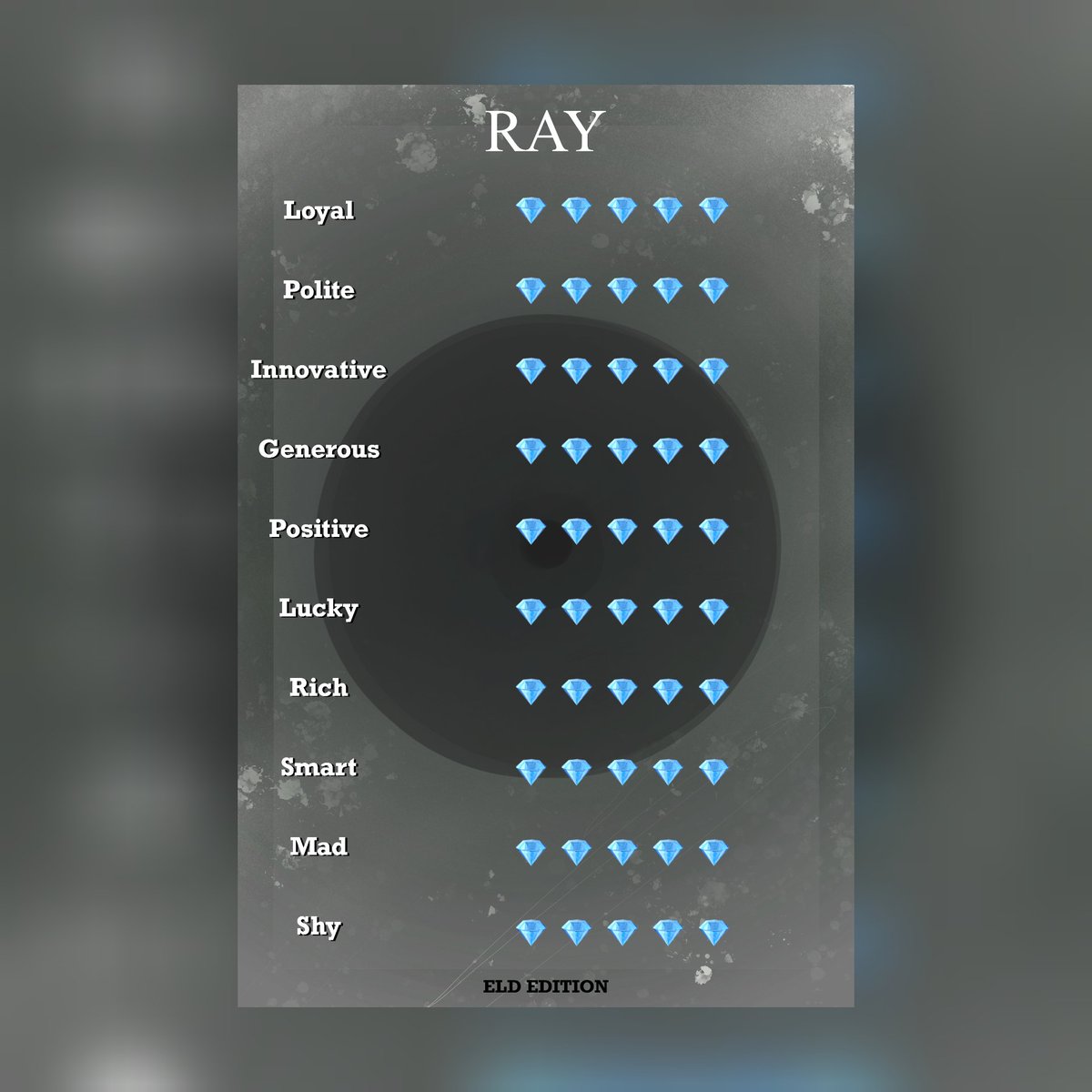 elduniverse's tweet photo. ELD the RAY (ELD 6 The BLACK HOLE : end of an era. 🙏🙏🙏🙏🙏🙏) ELD UNIVERSE : set of collectible cards featuring abstract characters, that are collectibles and tradable. 6' Editions : 23 Characters. #eld #eld6 #NFTcollections #NFTartwork https://t.co/h30HG0qPCj