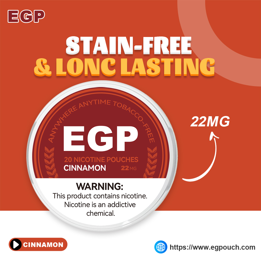 EgpTina's tweet photo. 💡Nicotine Pouch - Tobacco Free Contains Nicotine
Strength 3-22mg/pouch
💡Energy pouch - tobacco free&amp;nicotine free
Strength 9-120mg/g
#tobaccofree #smokefree #quitsmoking #Syntheticnicotinesalt #EGP #smoker #snus #SWEDISHSNUS #smoking #NicotinepouchManufacturer #wholesaler https://t.co/u56oN9cEMh