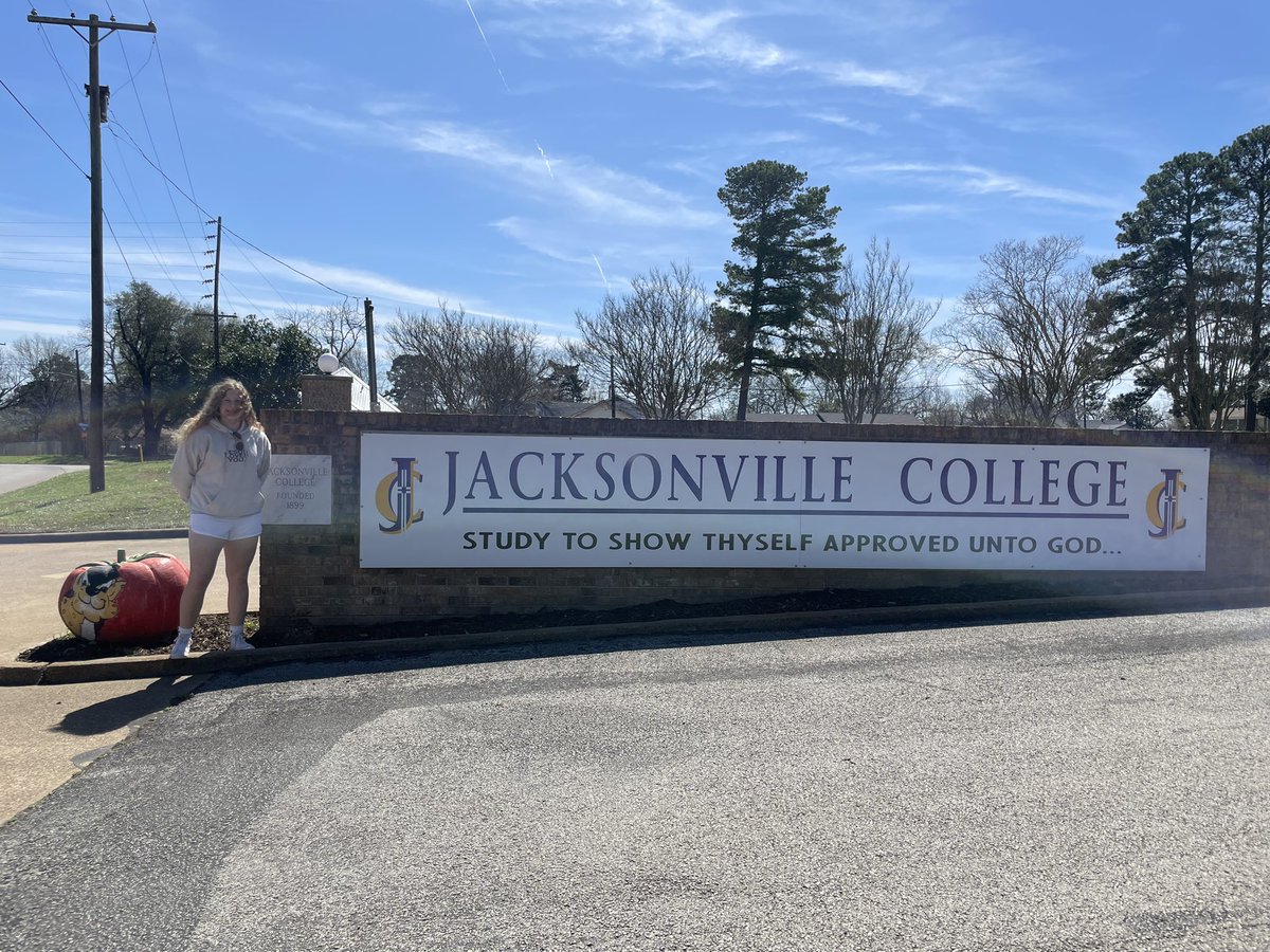 I had a great visit at Jacksonville College today. Thank you <a href="/CoachFredHouse/">Fred House</a>  for having me out! 
@WBBJacksonville <a href="/FBCAGBB/">FBCALadyEaglesGBB</a> <a href="/HoustonFury/">Houston Fury WBB</a>