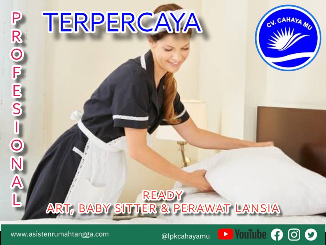 Ready pekerja Art, Baby Sitter, Rawat Lansia, khusus jabodetabek dan luar jabodetabek.
☎️082125284498
#LPKCAHAYAMU 
#susterbalitadepok #kemangpratama 
#ancol 
#bsdcity 
#citrarayatangerang 
#citrarayacikupa 
#perumahanalamsutra 
#kemangpratama 
#lpkpembantudepok