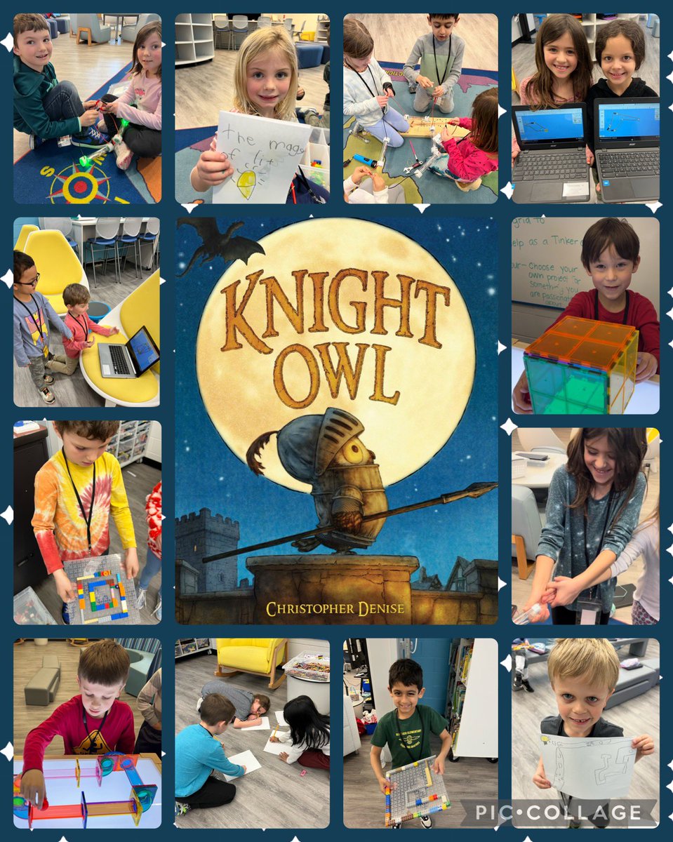 When you offer kids ownership of their learning, you are never disappointed. ❤️ seeing all the different ways our k-1 <a href="/BlueAshElem/">Blue Ash Elementary</a> owls are engaging with circuitry and light. <a href="/cadenise/">Christopher Denise</a>’s Knight Owl made the perfect companion text! #BRIGHTkids #baebrilliant