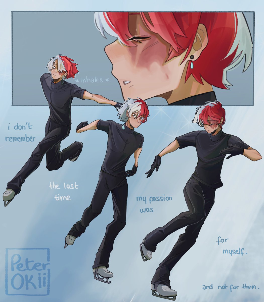 𝗽𝗲𝘁𝗲 🏳️‍⚧️ on Twitter "figure skating AU part 2"