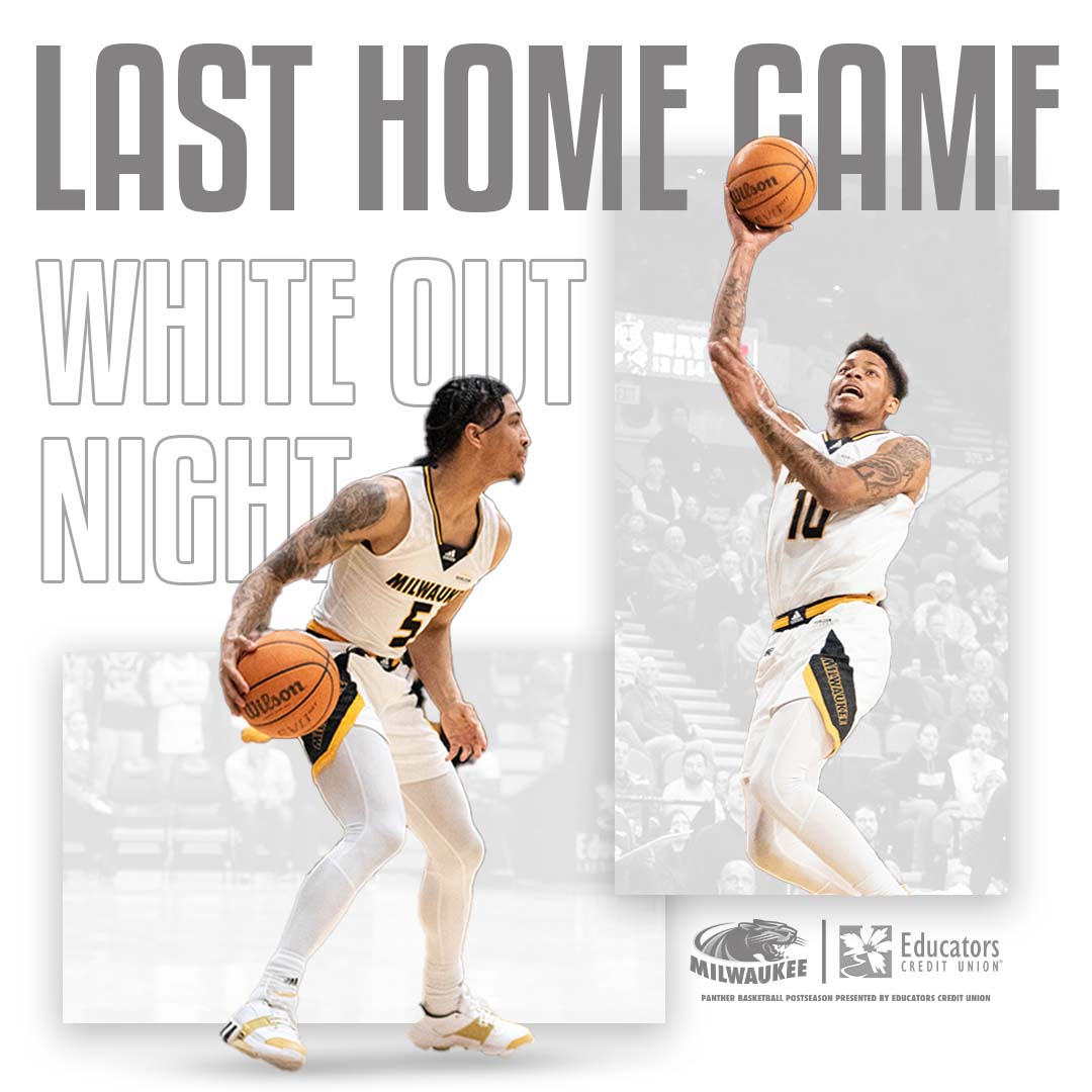 MKEPanthers's tweet photo. Let's stack good days.
@MKE_MBB vs. Wright State - Thursday Night at 7 p.m.
$10 Ticket Offer - https://t.co/KjYbFZszoO
#PackTheK https://t.co/LOTdeZapKV