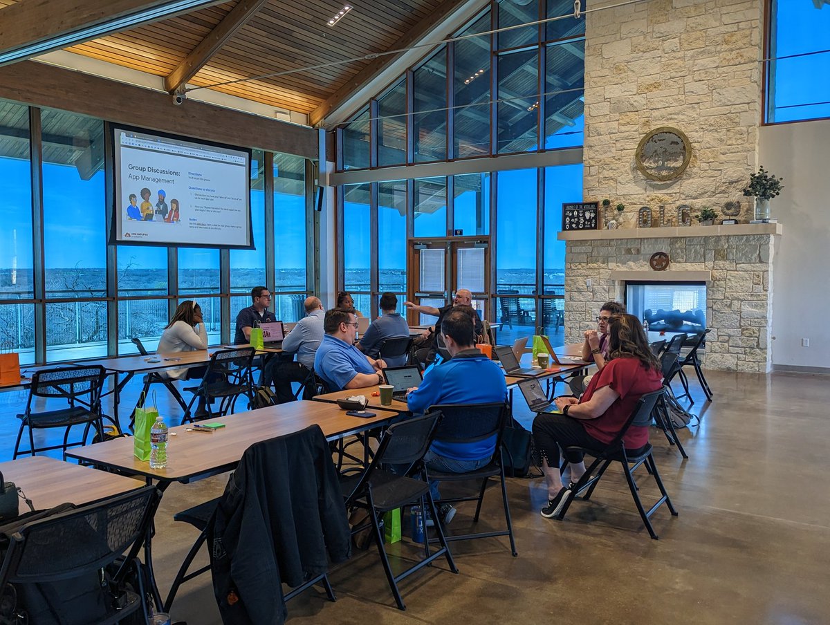 mebenson's tweet image. One of the nice things about getting back to in person are the Texas venues! Had a fun day at our Texas Meetup hosted by @NorthwestISD @NISDOLC 🎉 #Googleforedu #adminconsole