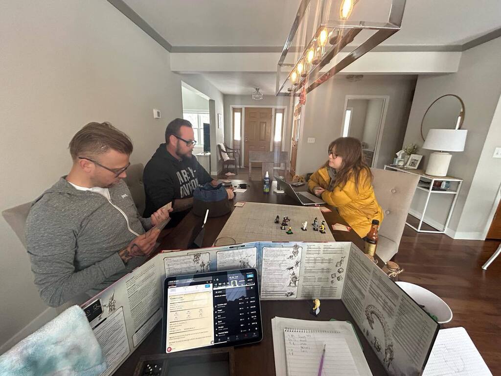 DTRCast's tweet photo. We had a great Cabins and Cantrips Weekend! It was fun to hang out for a weekend and roll dice! 
.
.
.
.
.
.
.
#dnd #dungeonsanddragons #dnd5e #roleplaying #downtoroll #dtr #ttrpg #dice #d20 #podcast #actualplay #nerd #adventure #dungeonmaster #rolliniti… https://t.co/Ehd6FcjzJc https://t.co/g1eZXZOIbY