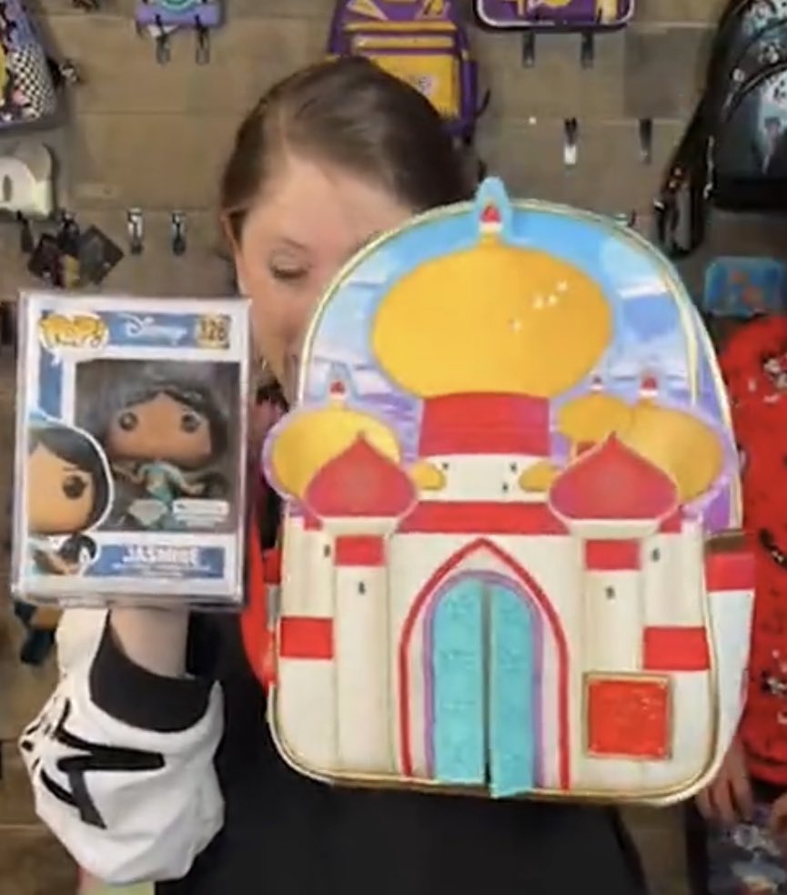DisTrackers on X: Funko/Loungefly exclusive Diamond Jasmine Pop & Backpack  combo is available now! The blog mentions $120 and they're charging $125.  Be sure to get your refund. Should be 4000 pieces