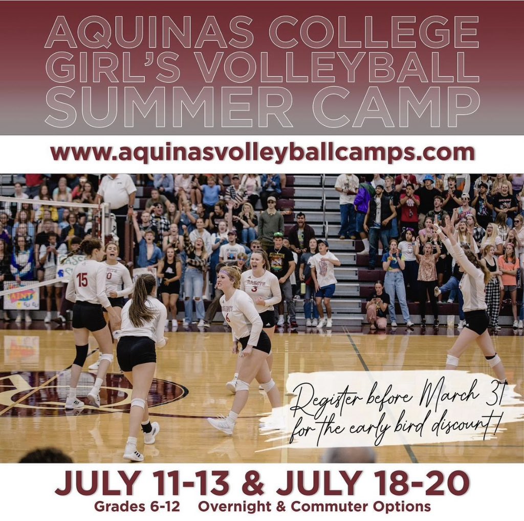 Aquinas Women’s Volleyball tweet media