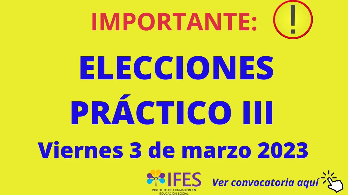 Ifes_uy's tweet photo. ⚠️ Toda la info en nuestra web:

🔗https://t.co/a5jNRvwEJq https://t.co/MdVmfAJLjH