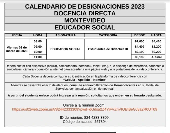 ⚠️ Toda la info en nuestra web:

🔗ifes.cfe.edu.uy