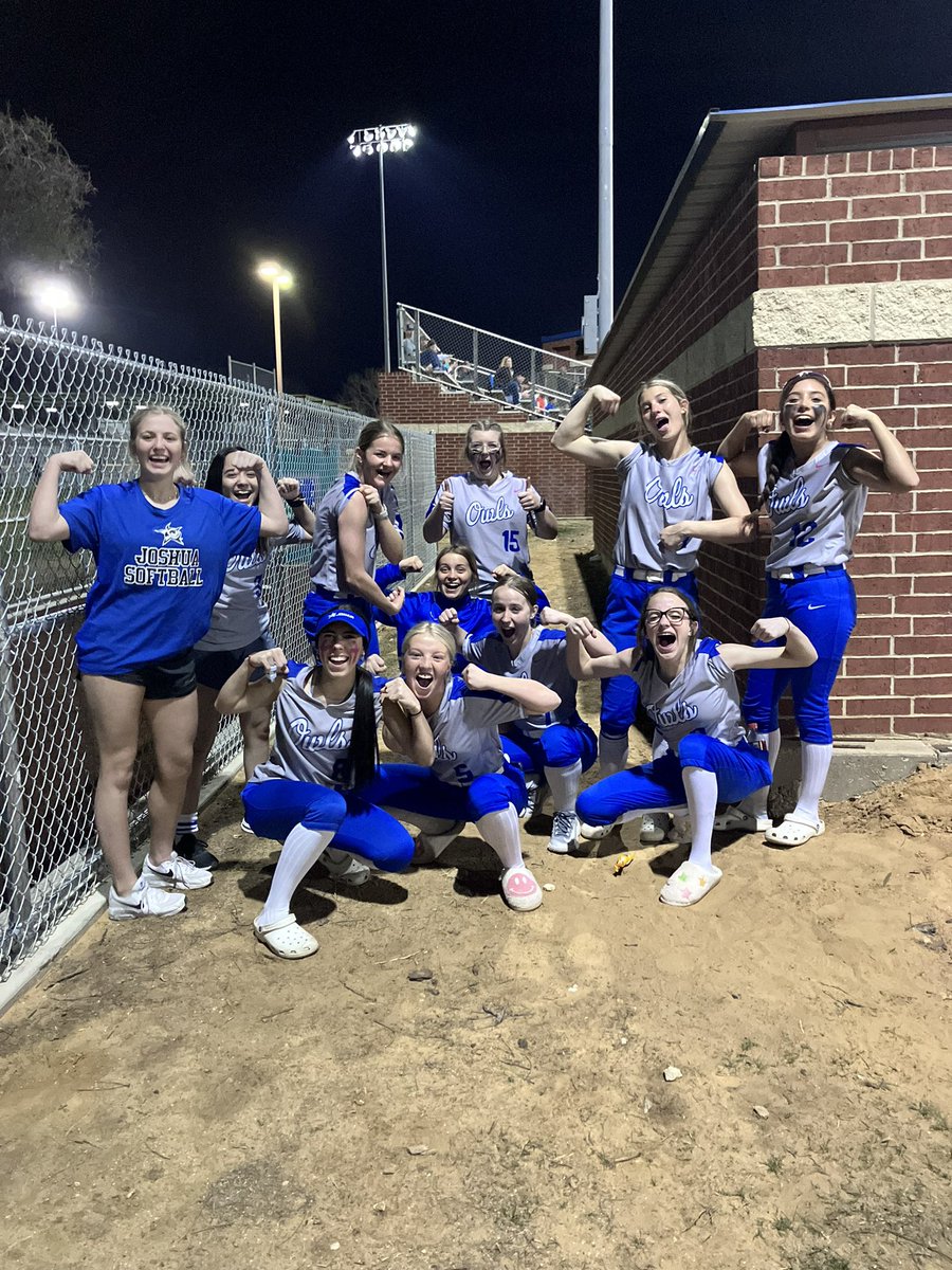 Our <a href="/JHSOWLSOFTBALL/">JHS Lady Owl Softball</a>  JV Squad started off district with a 3 inning 15-0  win over Mansfield Summit today! On to the next one 🔥🔥🔥🔥🔥 <a href="/DannyDeArman1/">Danny DeArman</a>  <a href="/JoshuaISD/">Joshua ISD</a>