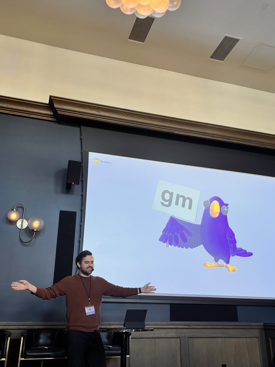 parkerjayp's tweet photo. LONG @PoolTogether_ 🦜💜 Couldn’t think of a better way to kick off #ETHDenver — @lay2000lbs knows what the fuck is up. Watch this space. https://t.co/hwFOhTAo4v