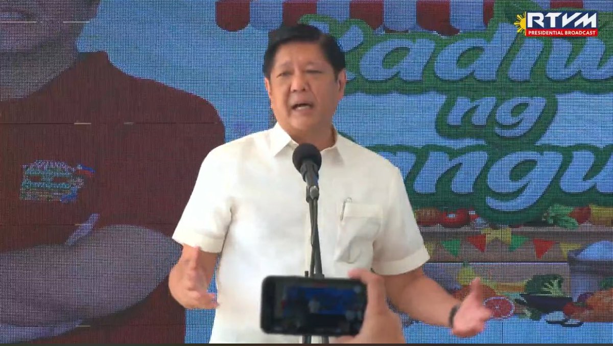 Philippine News Agency on Twitter: "PBBM delivers speech.#N##N#"Ang