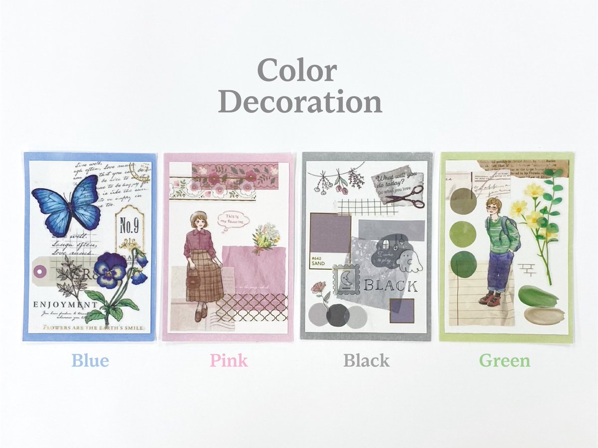 gaia_stationery's tweet image. セリアのシールを使ってデコをしてみました💙💗🖤💚

皆さまも色別のデコを楽しんでみてくださ〜い☺️🫶

#StickerSelection #LabelSticker
#gaia沼 #セリア #100均