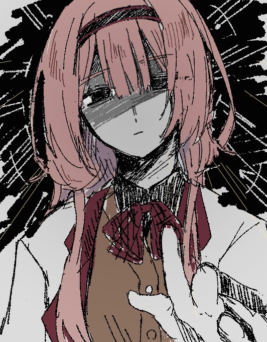 闇深めなンゴちゃん落書き 