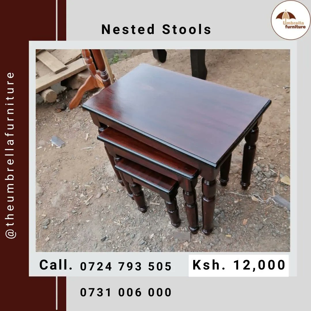 Umbrellafurnit's tweet image. Confortable, Affordable &amp;amp; Classy Furniture.
We are located Pathway Hotel along Ngong Road.
Call or WhatsApp 0724 793 505 / 0731 006 000 
#ngongroadfurniture #furniture #nestedstools