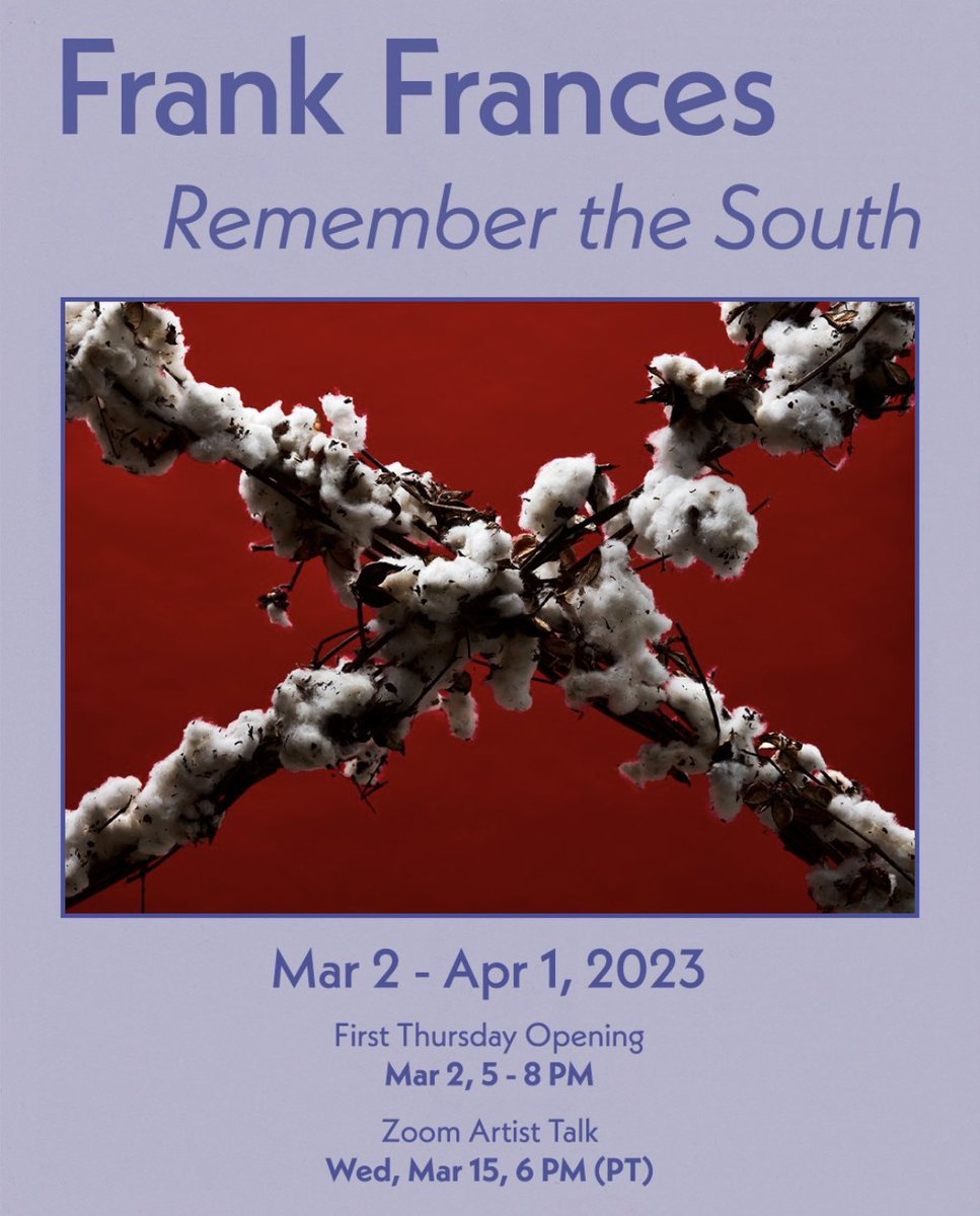 Excited about my Remember The South exhibition @blueskygallerypdx in Portland Oregon opening Thursday Opening: Mar 2, 5 - 8 PM  Mar  2 - Apr 1, 2023.