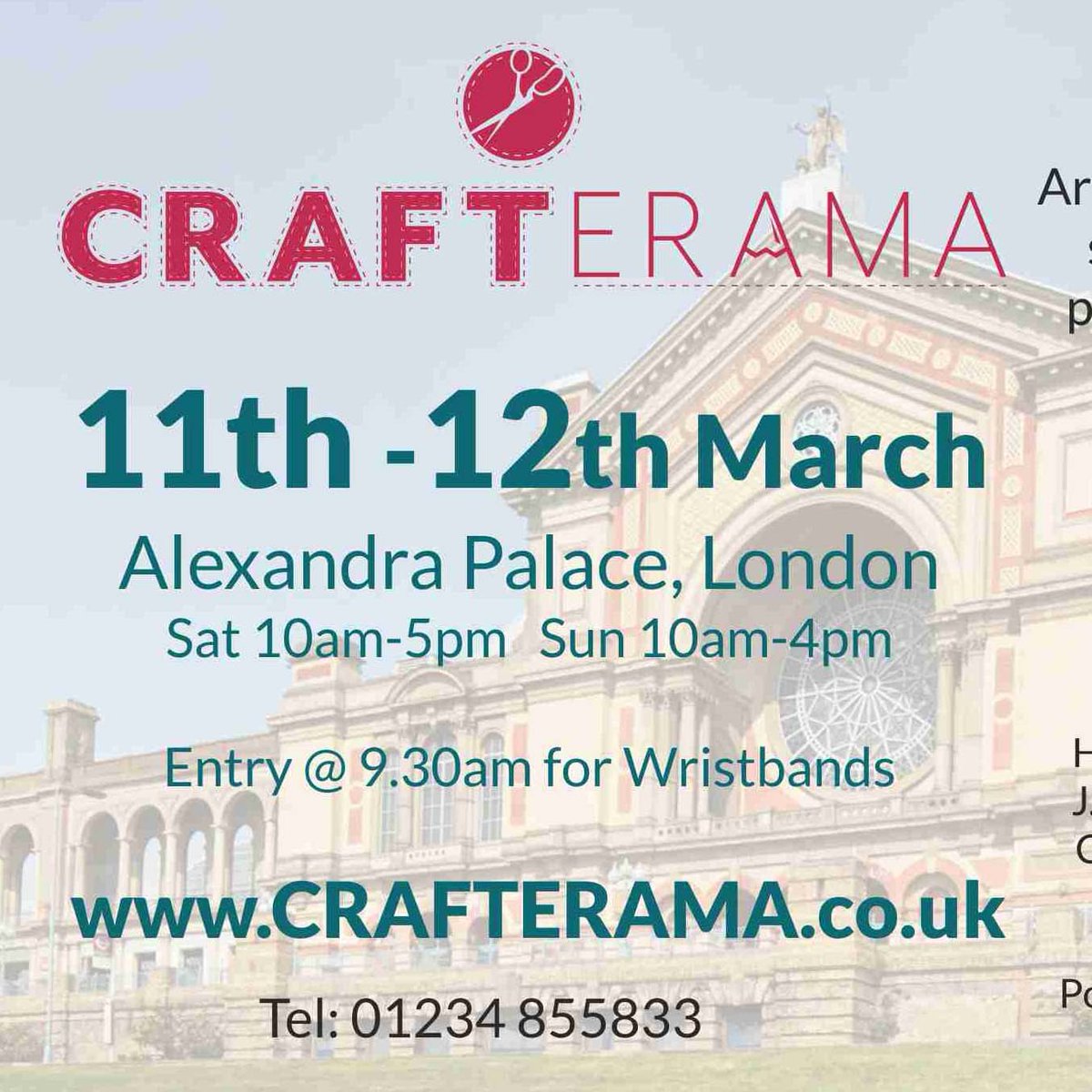 StampAddicts's tweet photo. Crafterama @ Ally Pally 11-12 March 2023.  A great day out for crafters https://t.co/1ipLPxWFKP