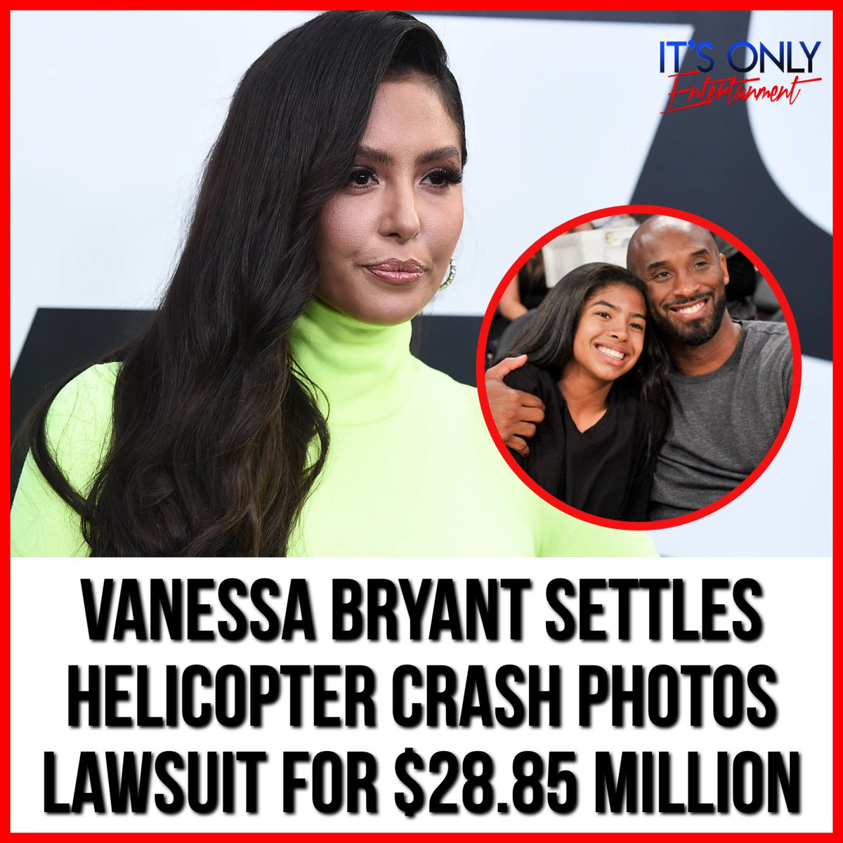 Vanessa Bryant Settles Helicopter Crash Photos Lawsuit for $28.85 Million
CLICK HERE: https://t.co/JugUoFhpaQ https://t.co/nVop6fa8CH