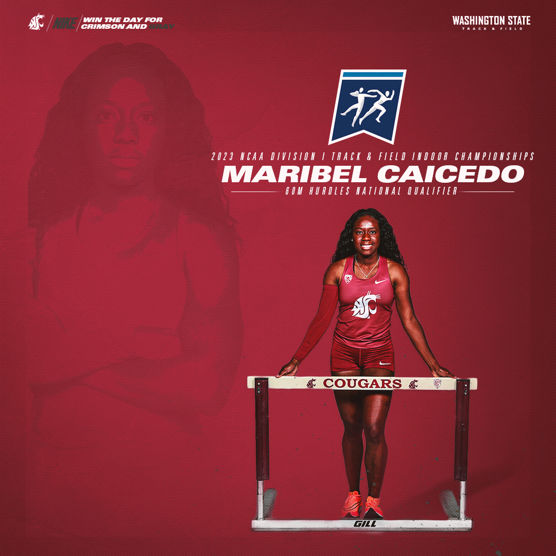 𝗣𝗨𝗡𝗖𝗛𝗜𝗡𝗚 𝗛𝗘𝗥 𝗧𝗜𝗖𝗞𝗘𝗧!

Maribel Caicedo is heading down to New Mexico to compete in the NCAA Indoor Championships! Maribel is tied for the fourth fastest hurdles time in the country!

#WAZZU | #GoCougs