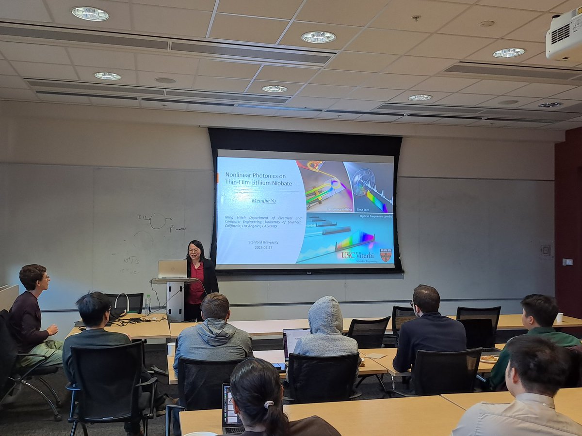 Mengjie Yu (@mengjieyu03) on Twitter photo I had a great time at Stanford! Thanks for the invitation <a href="/StanfordOptSoc/">Stanford Optical Society</a> glad to see so many bright young generations 😊 I had a great time at Stanford! Thanks for the invitation <a href="/StanfordOptSoc/">Stanford Optical Society</a> glad to see so many bright young generations 😊