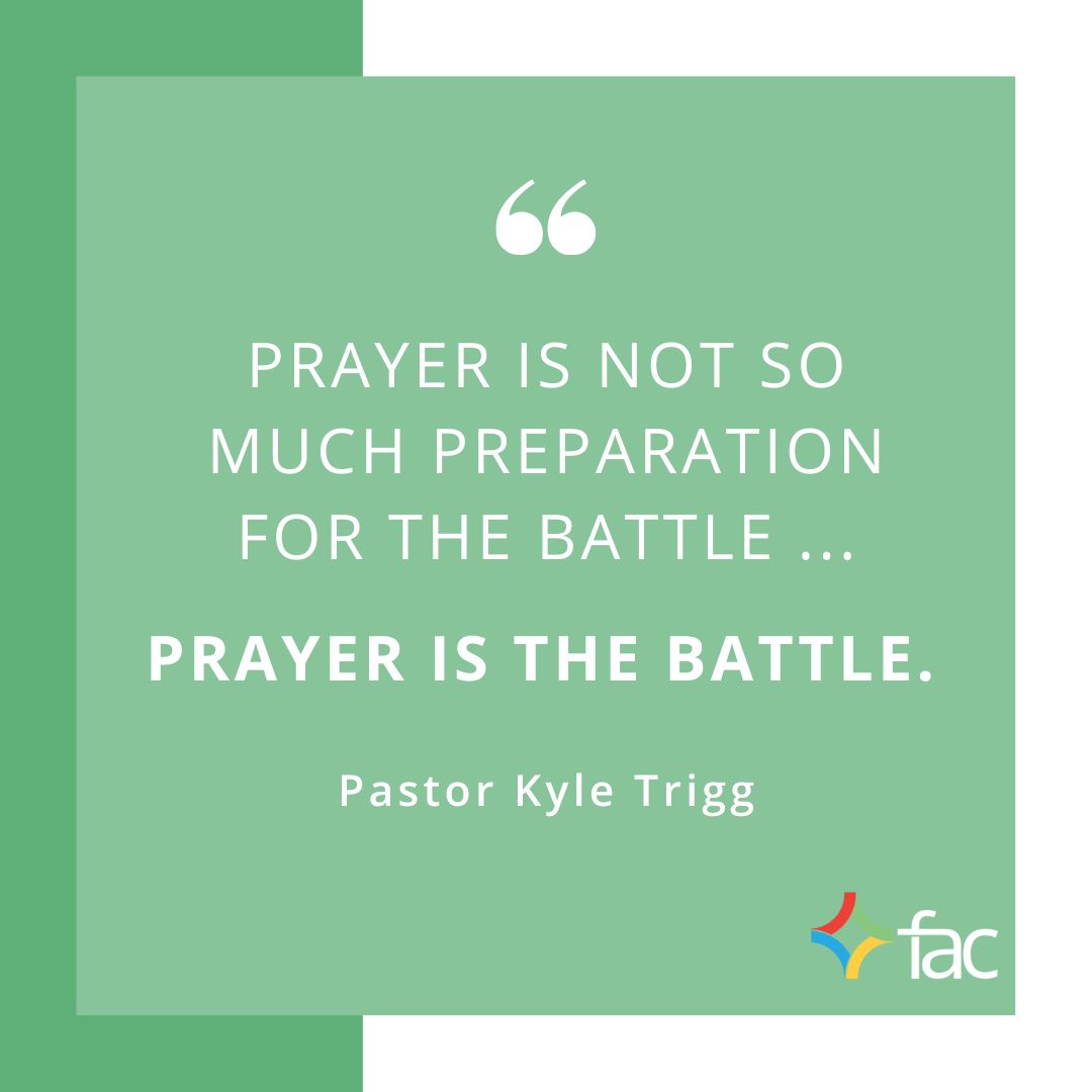 faccalgary's tweet image. Prayer is the battle!!! 
Wherever you&apos;re at in life, you do not have to face it alone. Jesus set the example of living life in regular and constant communication with God, and He invites us to do the same. What would it look like to follow His lead today?