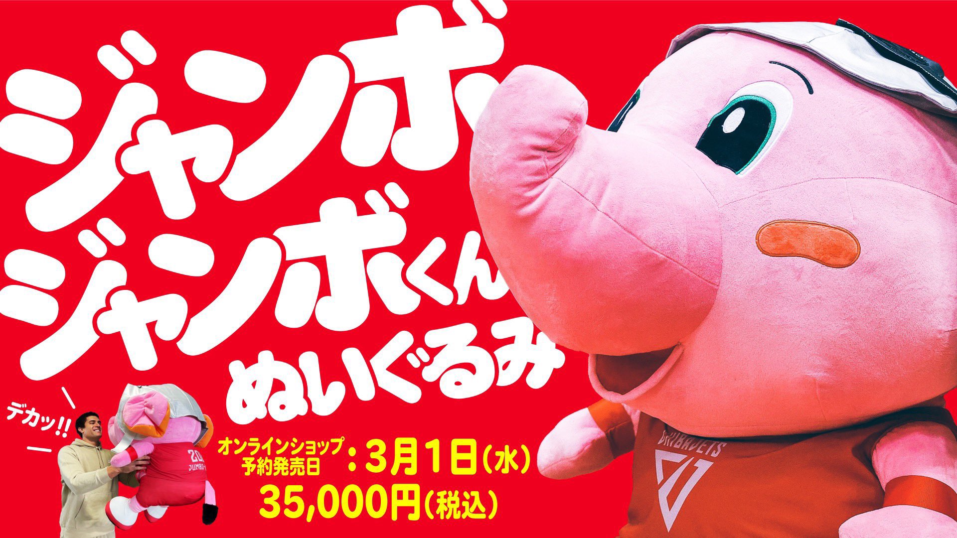千葉ジェッツ ジャンボくん ぬいぐるみポシェット＆しっぽのマルチストラップセット ジャンボくんのしっぽ マルチストラップ｜千葉ジェッツ｜B
