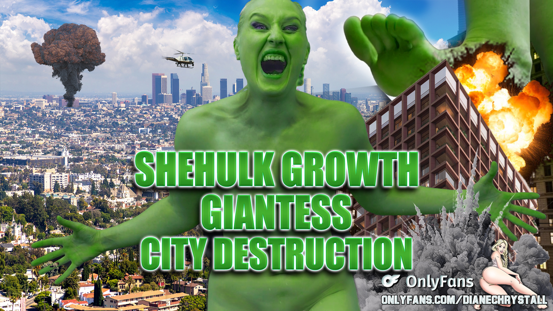 TW Pornstars - Diane Chrystall. Twitter. Another Content Item Sold on IWC! She  Hulk Giantess City. 3:11 AM - 1 Mar 2023