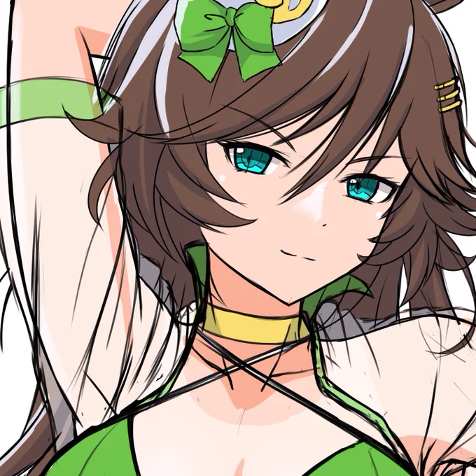 次の日焼け跡ウマ娘のカラーラフ#ウマ娘 #ミスターシービー 