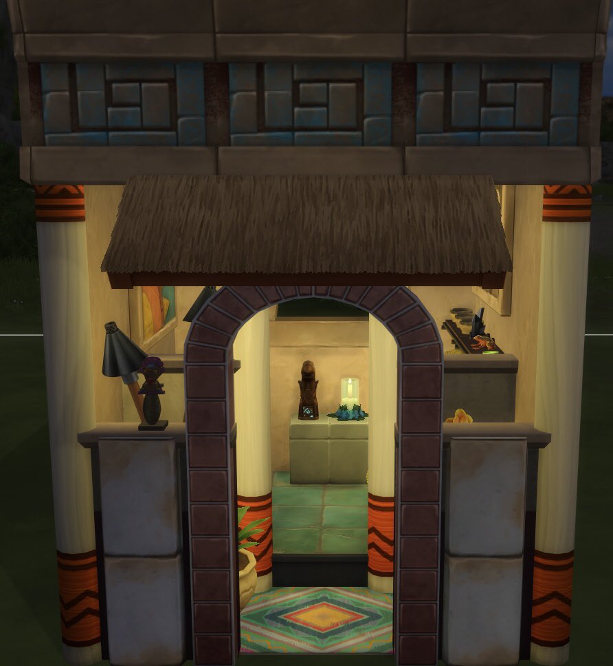 AlisscerV's tweet photo. Day 28 Your Favorite Decade to Live in for the #febbuild23 by @sims4ideas Thanks a lot for doing this challenge, I had so much fun with every day ❤️
I’d like to live in 1500 in Mexico, I’d have liked to see the great Tenochtitlan in all it’s glory🦜
#ShowUsYourBuilds #TheSims4 https://t.co/a9z583Hygn