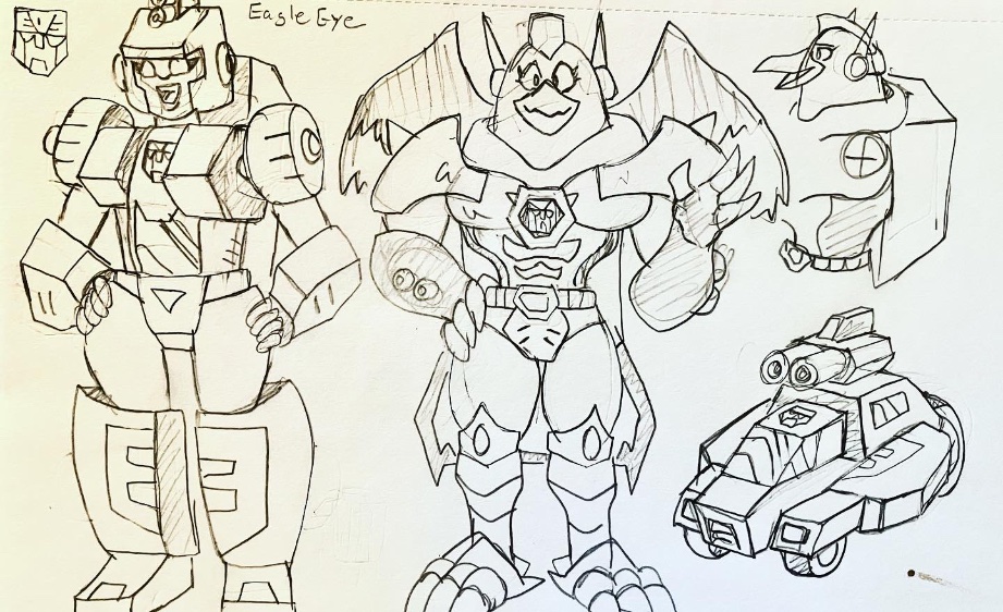 BlueIkeTweets's tweet photo. Dabbling in 80’s G1 Transformers OCs and came up with Backdraft, Eagle Eye and Shellrazor as Pretenders. #Transformers #transformersconceptart #transformersg1 #transformersoc #autobots #decepticons #blueike https://t.co/emv8RvuXge