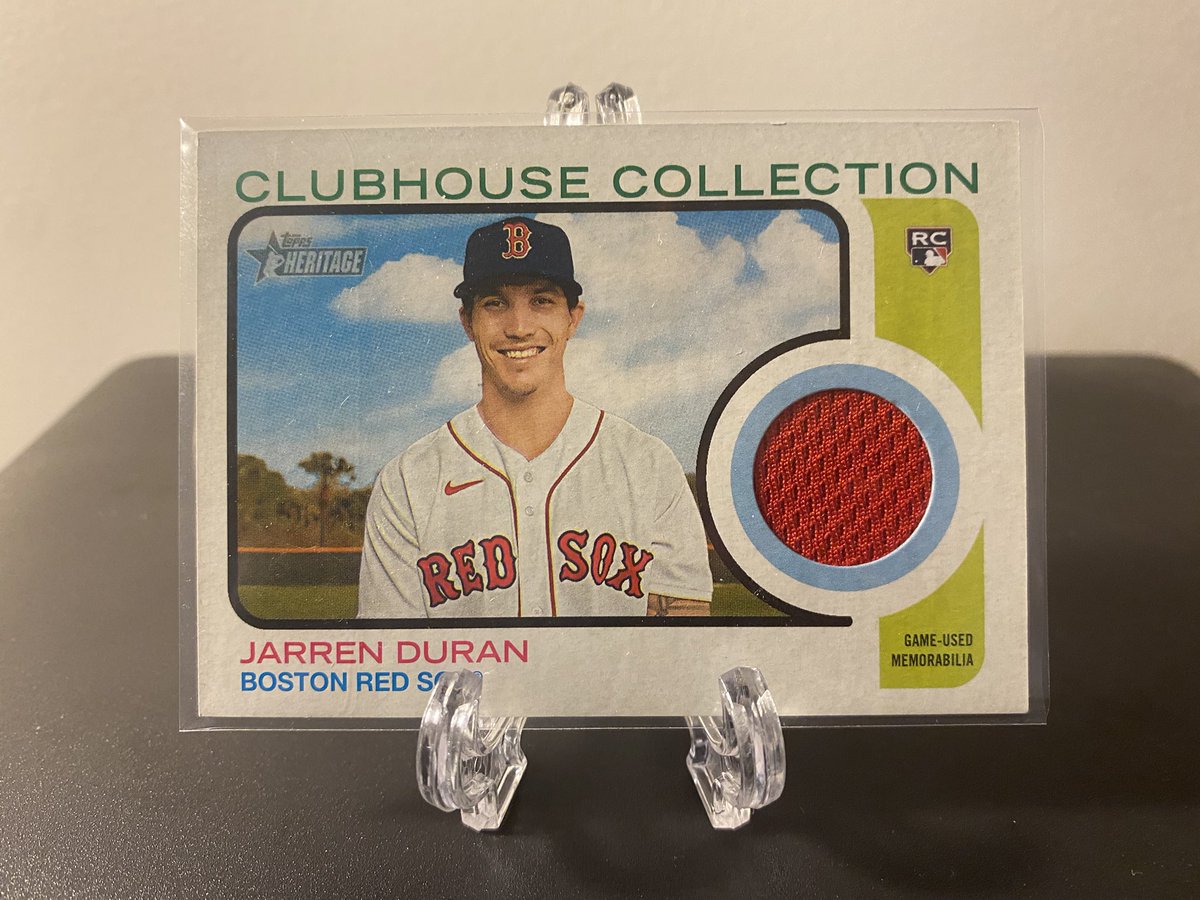 ABCTradingCards's tweet photo. FIRST GIVEAWAY TIME‼️

Jarren Duran Clubhouse Collection Rookie Relic

🔵RT! 
🔵FOLLOW!

A random winner who RT’s/Follows will be selected Saturday night! https://t.co/3mg4HV4IO6