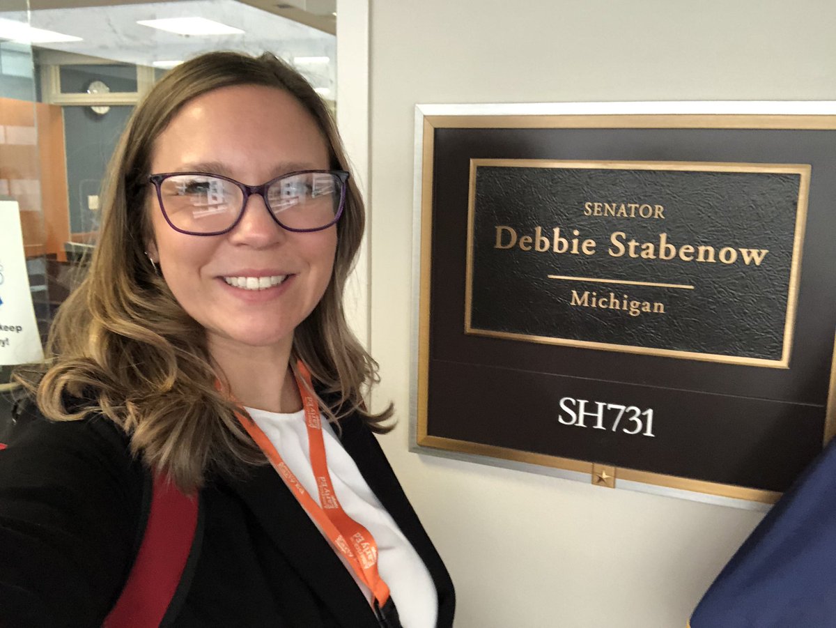 csnyder926's tweet photo. Thank you @SenStabenow and your staff for your support of early childhood education and the time today to hear our stories! #CareCantWait #SolveChildCare #naeycPPF https://t.co/Wj6HuACKRm