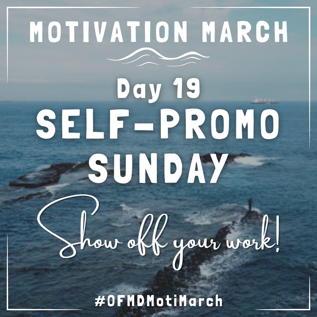 OFMDJanuAUry's tweet photo. Day 19: Self-Promo Sunday
Share one of your works that deserves more love!! Show us what you're proud of and tell us about it!
#OFMDMotiMarch https://t.co/JKNNAoxDhQ