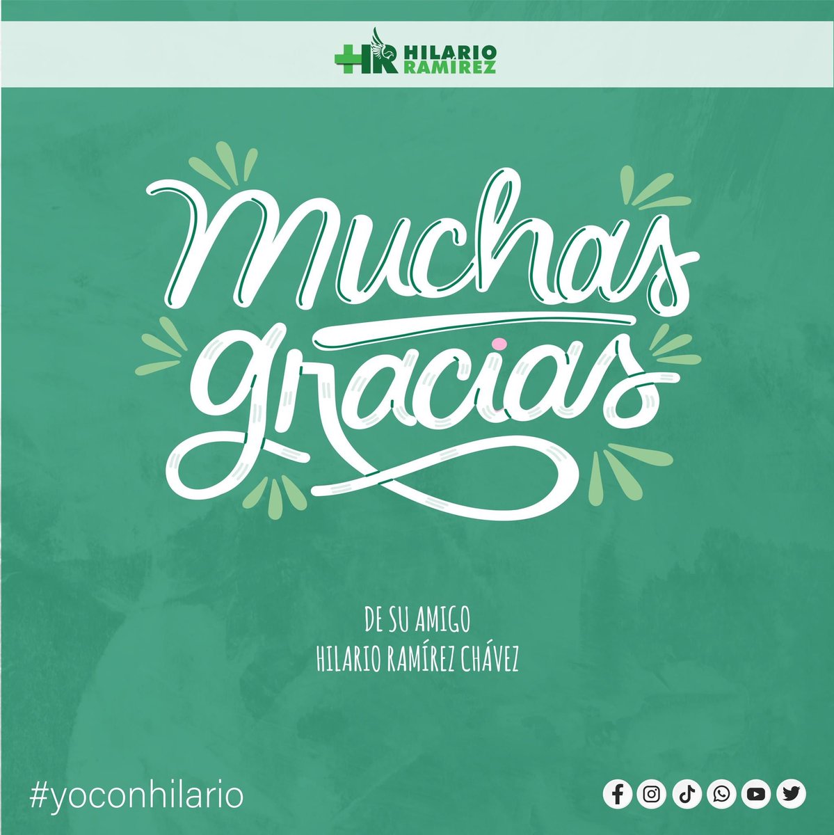 SINAPTISSSTE's tweet photo. Muchas Gracias a todos por los buenos deseos hoy en mi cumpleaños. Estuve leyendo todos sus mensajes los cuales me llenaron de alegría.  💚

¡MUCHAS GRACIAS! 🙏 https://t.co/DBnULV8Htf