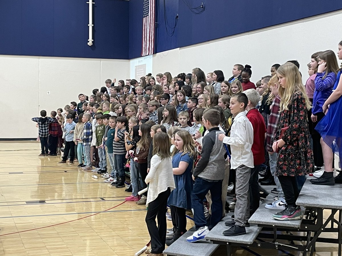 Tonight we were entertained by our grade four students who put on an amazing show!  Thank you Mrs. Miller and grade 4 four staff!  #music #concert