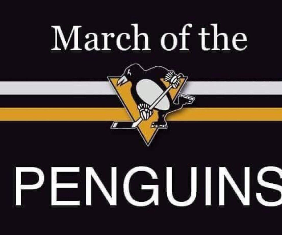 IT IS TIME 

#MarchOfThePenguins #LetsGoPens