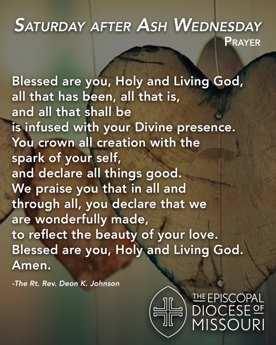 March 4 Prayer Meditation
Daily Lenten meditations by the Rt. Rev. Deon K. Johnson.
Download the full booklet here: diocesemo.org/2023-lenten-me…