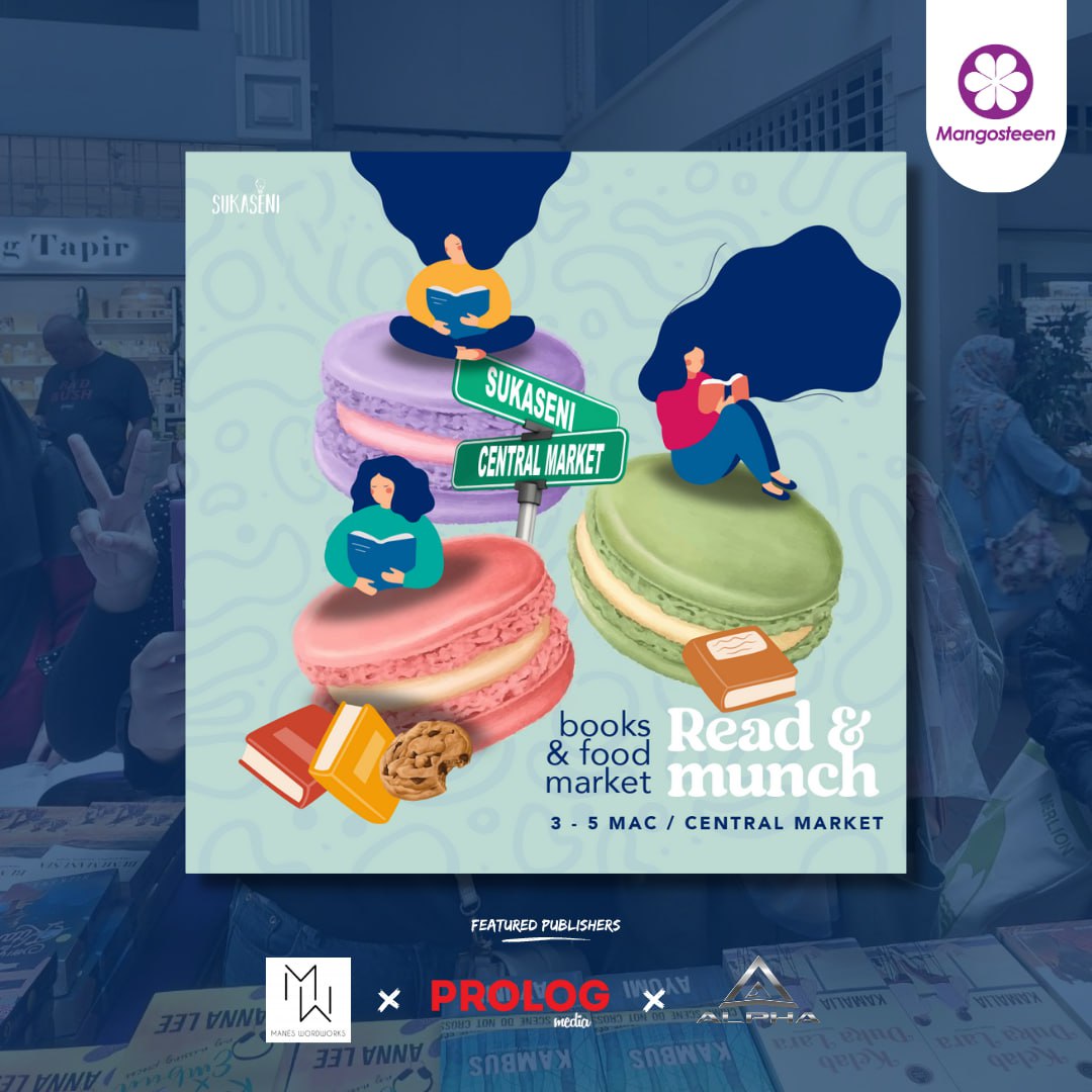 mangosteeenbook's tweet image. Korang! Korang!

Cik Manggis ada pengumuman ni 📢

Minggu ni sekali lagi Mangosteeen akan &quot;berkampung&quot; di Central Market tau untuk acara READ &amp;amp; MUNCH.

📍 Pasar Seni (Central Market), KL
🗓️ 3 - 5 Mac 2023
⏰️ 10 pagi - 8 malam

Tak sempat ke #KLAB2023?

Bolehlah pergi yang ini!