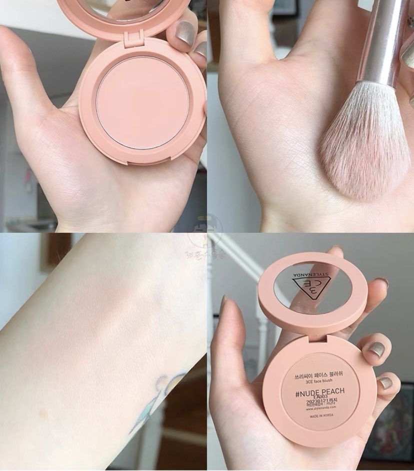 It_s_Me_Shop's tweet photo. พร้อมส่ง 

🌟3CE MOOD RECIPE FACE BLUSH
มี 2 สี 

🌹Rose beige
🍑Nude peach

💰370฿  ส่งฟรี https://t.co/uNZjjvcCga
