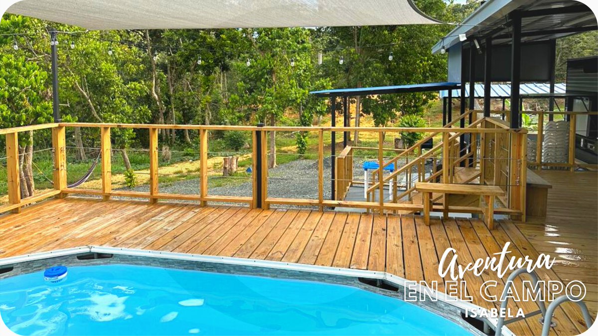 ViveloPR's tweet photo. #TerminaHOy🔥👪🏖️#Isabela ¡Vamos Todos! ➔ https://t.co/w7c0gKvPs6 Estadía de 3d/2n en Casa Camper de 3 cuartos, A/C, piscina, billar, BBQ, terraza, 3 TVs con Netflix, 2 cocinas equipadas y más por $339 en vez de $550 (Separa con $39)

#AventuraenelCampo #GastaMenosViveMás https://t.co/po0wcGs0AN