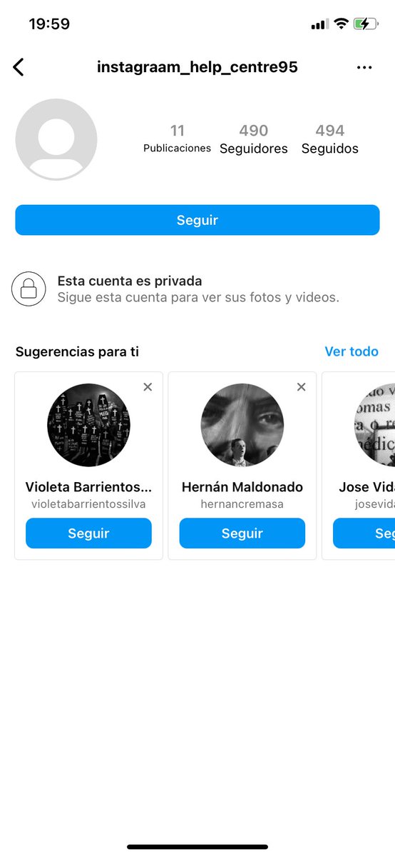 Lauletras's tweet photo. esta noche recibí un mensaje extraño. muy preocupante. en Instagram. Desde una cuenta que decía Instagraam me advertían que por derechos de autor a quién sabe qué, me iban a suspender la cuenta si no les daba el código en el mensaje sms que enviarían a mi teléfono. https://t.co/TA09l7euzZ