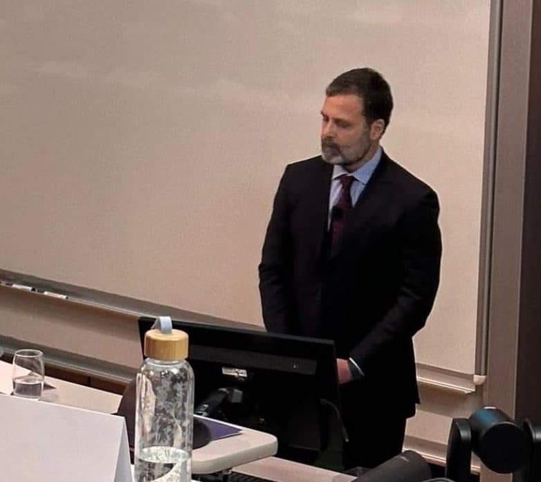 #RahulGandhi has arrived in the UK ❤️,
The Opp MP, Visiting Fellow of the Cambridge JBS, will deliver a lecture on ‘Learning to Listen in the 21st Century' and hold closed-door sessions on ‘Big Data & Democracy’ & ‘India-China Relations' with Prof. Shruti K #UniversityOfCambridge