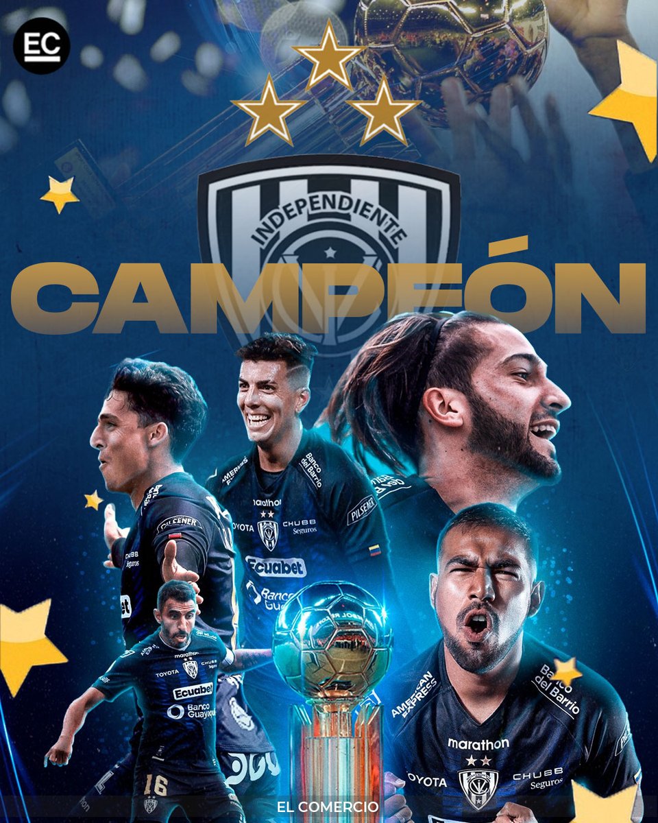 elcomerciocom's tweet photo. ¡UN NUEVO REY DE COPAS TIENE EL ECUADOR! ✨🇪🇨🏆 ¡INDEPENDIENTE DEL VALLE ES EL MÁS GRANDE DE SUDAMÉRICA! 💙🖤💙 » https://t.co/ue5mXpvr4k

¡Los Rayados se consagran campeones de la #RecopaSudamericana! 🥳🇪🇨👏 https://t.co/DIiSEEGExV