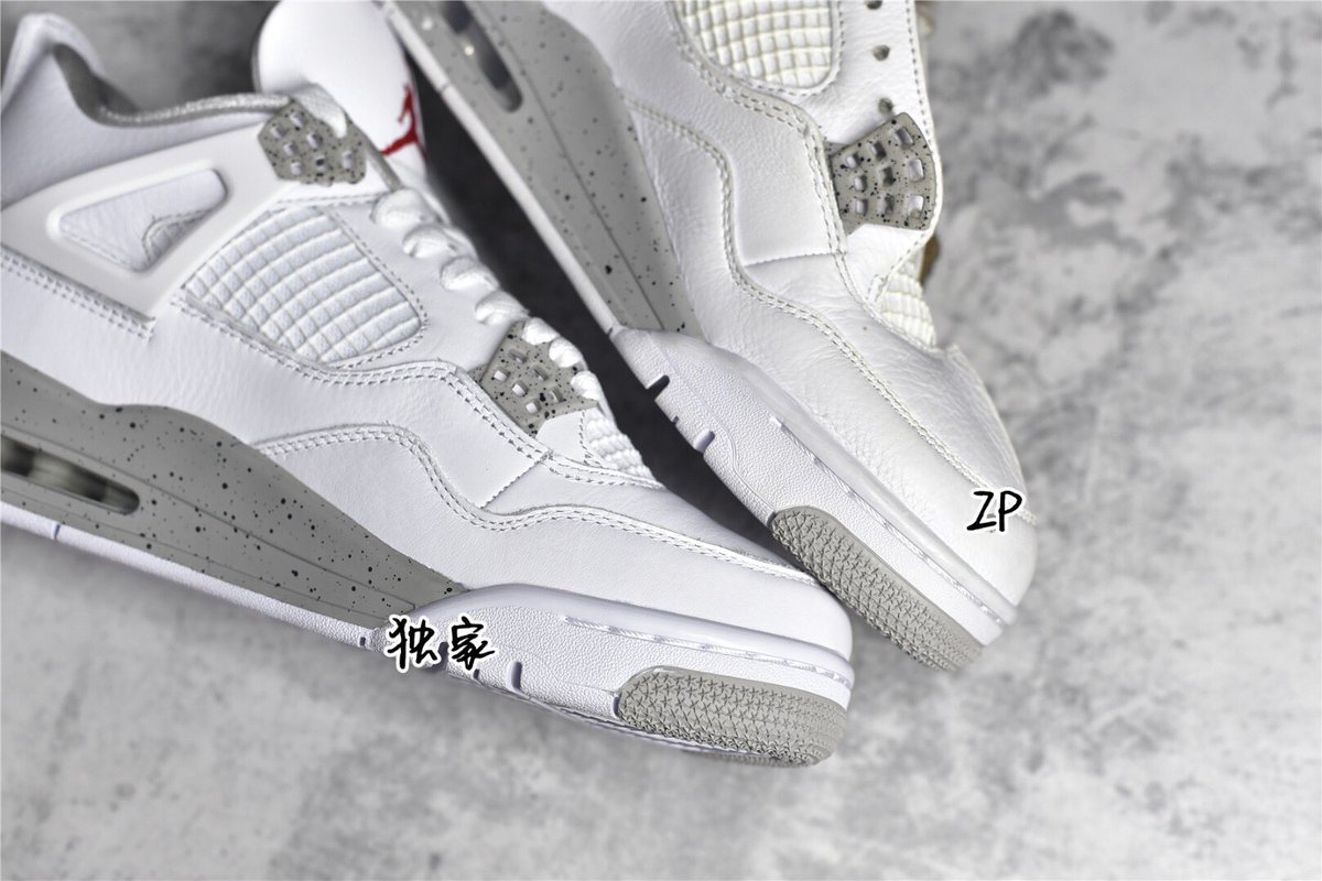 ▪️ZP对比鉴定： Air Jordan 4 Retro AJ4 “Tech White”白奥利奥 #AirJordan4Retro #AJ4 #TechWhite #白奥利奥 #乔丹四代 #SG独家纯原 #高端零售专供 #私人订单 #顶级工艺 #平台专供 #代发