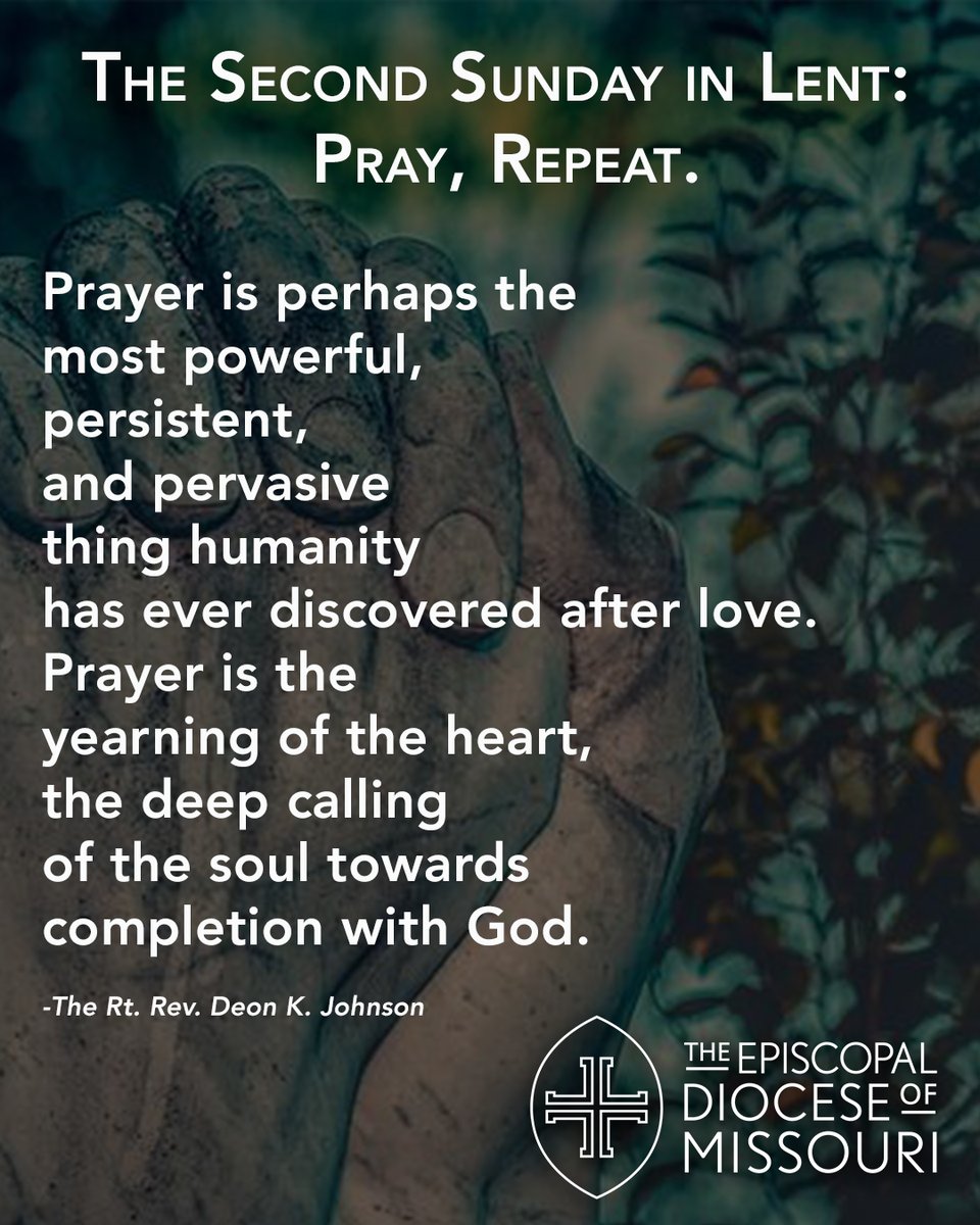 March 5 Lenten Meditation
Daily Lenten meditations by the Rt. Rev. Deon K. Johnson.
Download the full booklet here: diocesemo.org/2023-lenten-me…