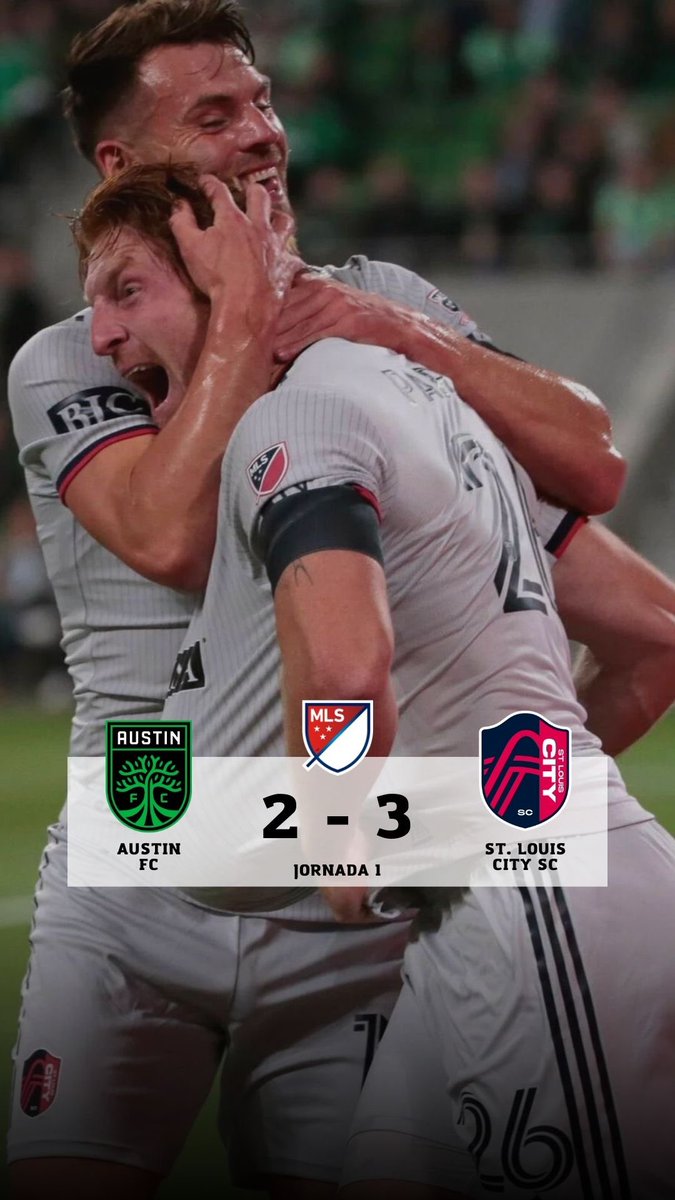 Rodolfo_CastF's tweet photo. Dos de los equipos mas nuevos de la MLS se enfrentaron en el primer partido oficial del St Louis City.

El juego se mantuvo empatado 2-2 hasta el ‘86, cuando João Klauss puso el 3-2 para los recientemente creados, que se llevaron los primeros 3 puntos de su historia. https://t.co/iNmAvogrlf