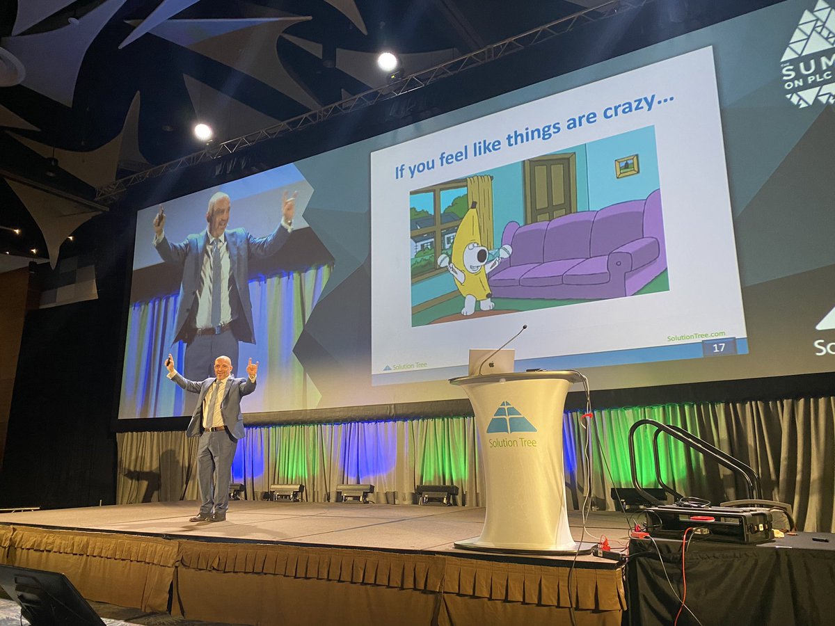 THBoogren's tweet image. Knocked it straight outta the park! Freudenfreude all day long… I love to watch my friend shine! @SolutionTree @MarzanoResource #PLCSummit