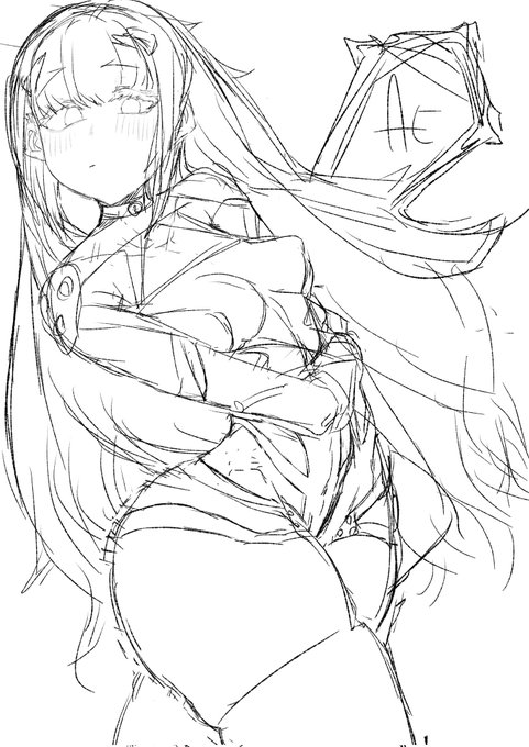 今描いてるやつ 