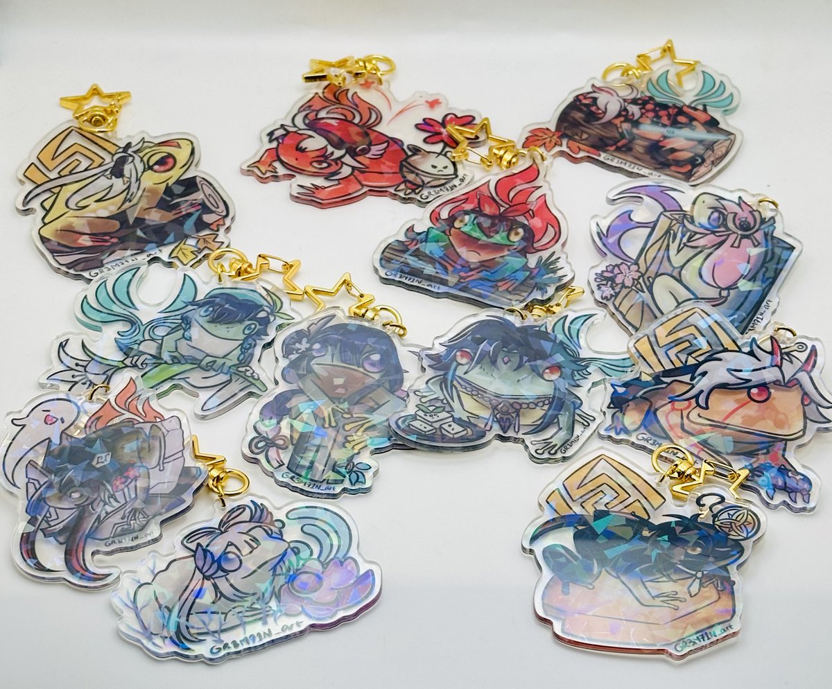 Frogshin Impact Keychains are LIVE! 
gremlinartanddesign.com/products/frogs…