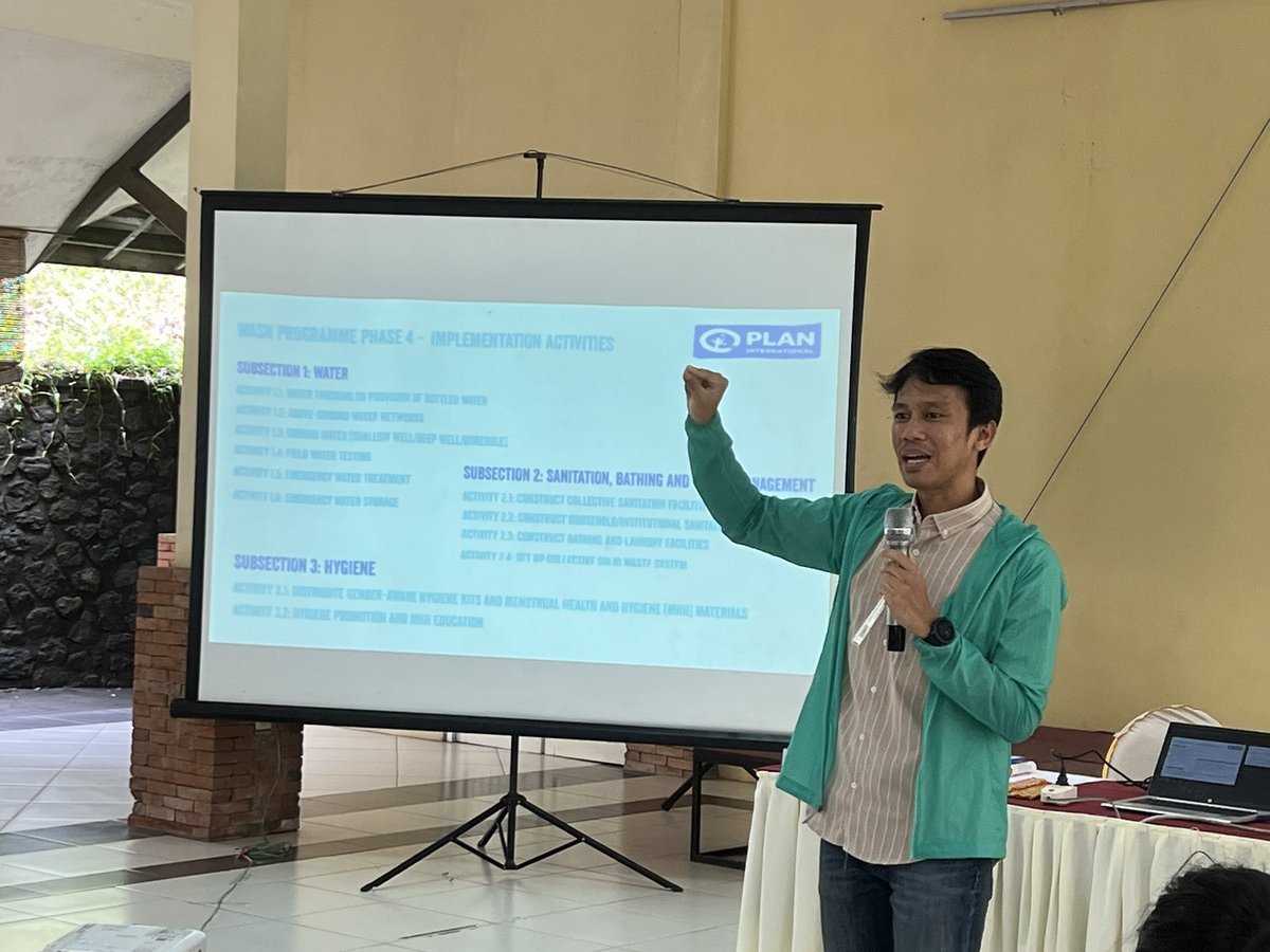 vhalhen123's tweet photo. #Wednesdayvibes from Pasuruan with @PlanIndonesia
Water Sanitation and Hygiene in Emergencies Training for Emergency Response Team and partners
Supporting by @PlanAsiaPacific @PlanAustralia WASH Advisor
#Indonesia #WonderfulIndonesia @neoroni #WASHiE https://t.co/eEem9QZpd6